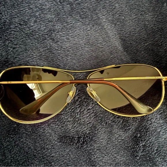 Ray-Ban Classic Aviator Gold Frame Sunglasses For Women